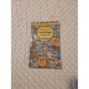 William Shakespeare Dover Thrift Twelfth Night Book Excellent Comedy